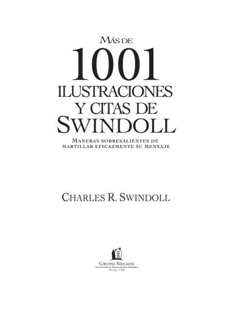 Cover image for book Más de 1001 ilustraciones y citas de Swindoll