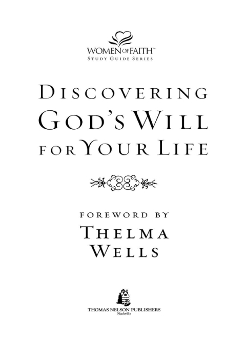 Cover image for book Discovering God's Will for Your Life