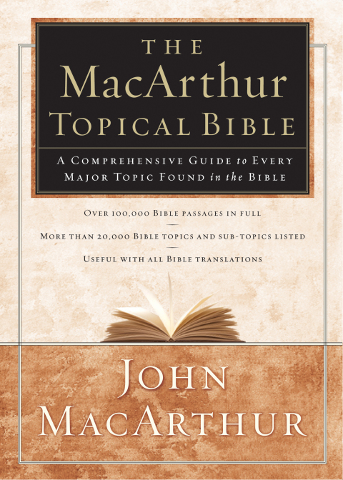 Cover image for book The MacArthur Topical Bible