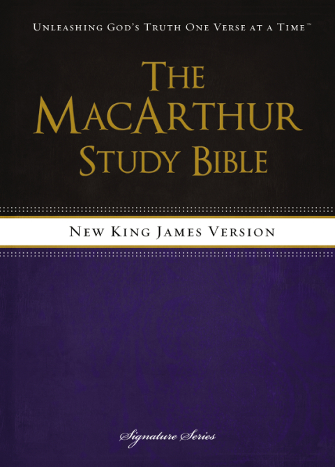 Cover image for book NKJV, The MacArthur Study Bible