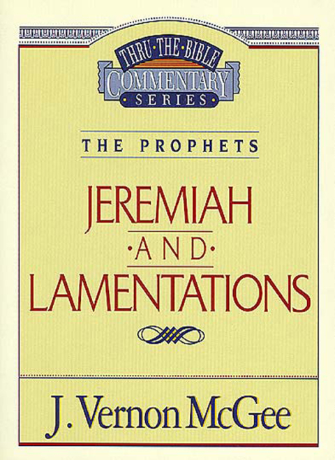 Cover image for book Thru the Bible Vol. 24: The Prophets (Jeremiah/Lamentations)