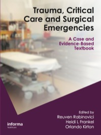 صورة الغلاف: Trauma, Critical Care and Surgical Emergencies 1st edition 9780849398957