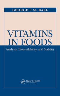 صورة الغلاف: Vitamins In Foods 1st edition 9780429074738