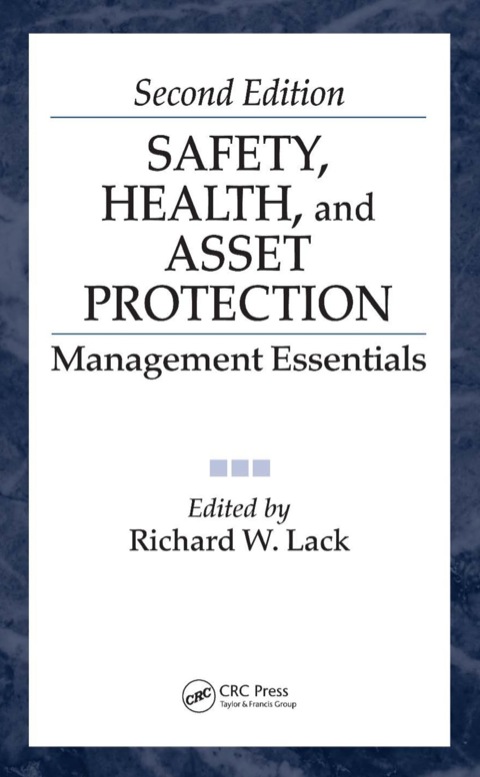Cover image for book Safety, Health, and Asset Protection