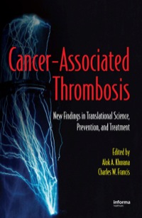 Cover image: Cancer-Associated Thrombosis 1st edition 9781420077049