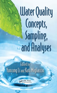 Cover image: Water Quality Concepts, Sampling, and Analyses 1st edition 9780367383510
