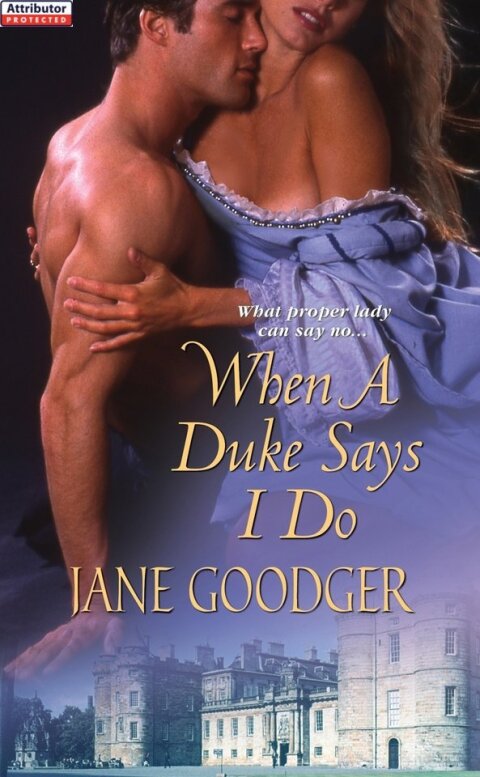 Cover image for book When a Duke Says I Do