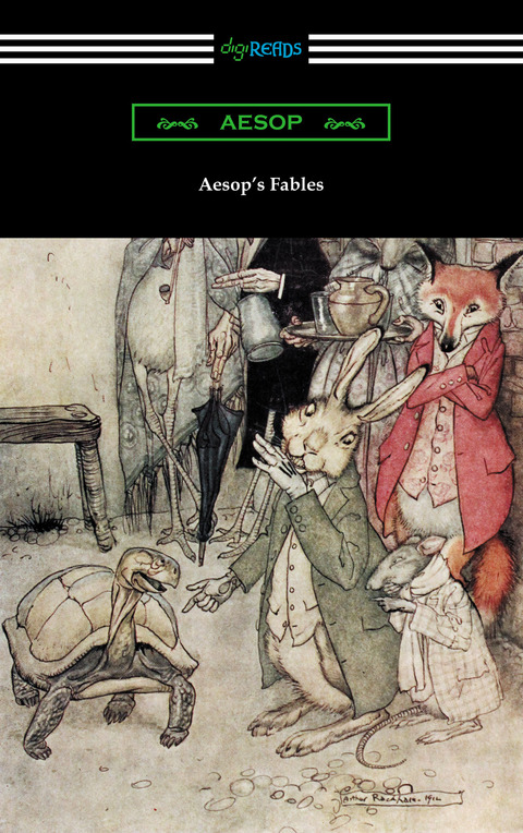 Cover image for book Aesop's Fables (Illustrated by Arthur Rackham with an Introduction by G. K. Chesterton)
