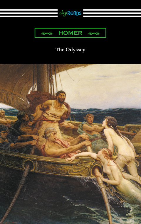 Cover image for book The Odyssey (Translated into prose by Samuel Butler with an Introduction by William Lucas Collins)