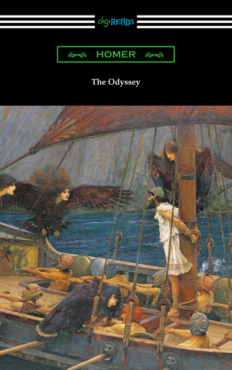 Cover image for book The Odyssey (Translated into verse by Alexander Pope with an Introduction and notes by Theodore Alois Buckley)