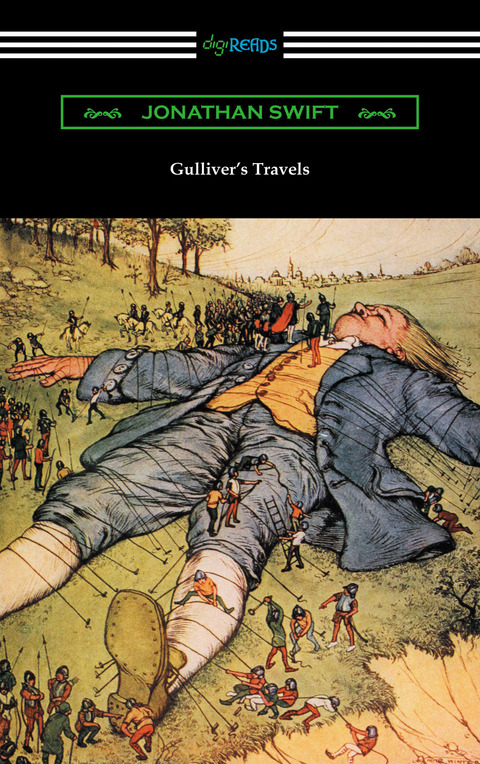 Cover image for book Gulliver's Travels (Illustrated by Milo Winter with an Introduction by George R. Dennis)