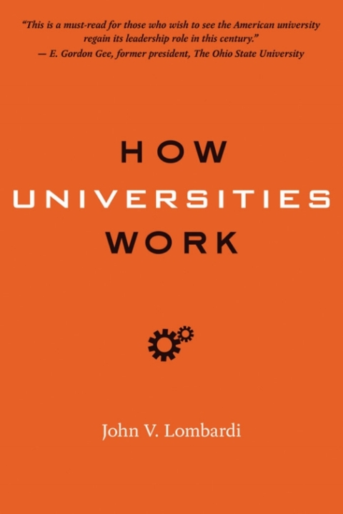 Cover image for book How Universities Work