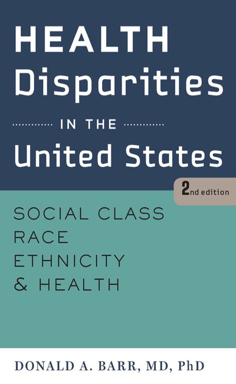 Cover image for book Health Disparities in the United States