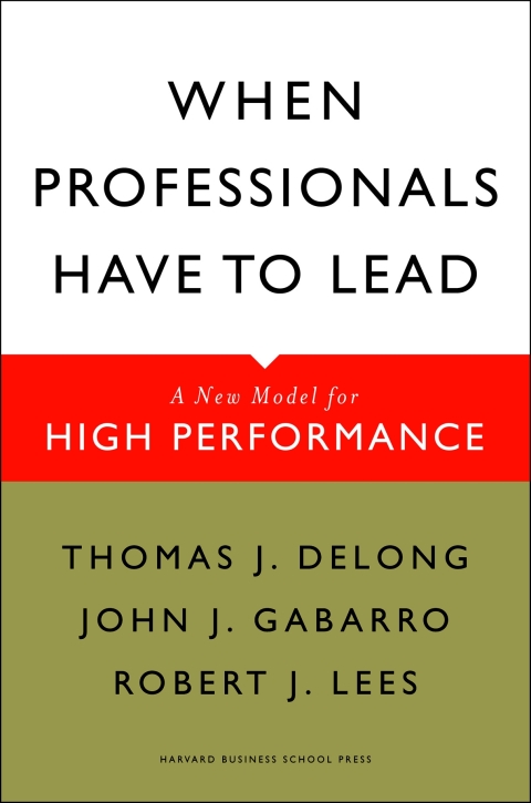 Cover image for book When Professionals Have to Lead
