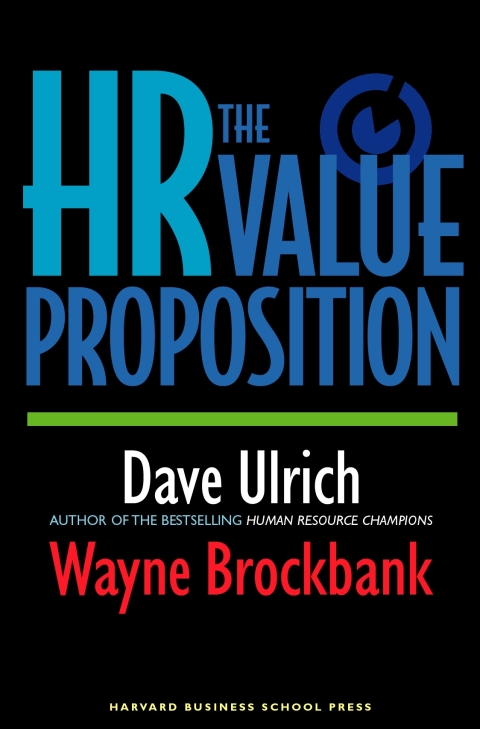 Cover image for book The HR Value Proposition