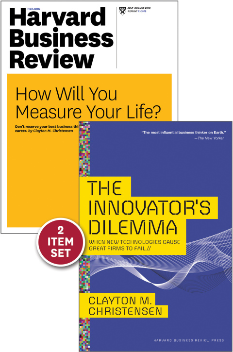 Cover image for book The Innovator's Dilemma with Award-Winning Harvard Business Review Article ?How Will You Measure Your Life?? (2 Items)