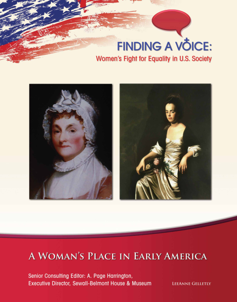 Cover image for book A Woman's Place in Early America