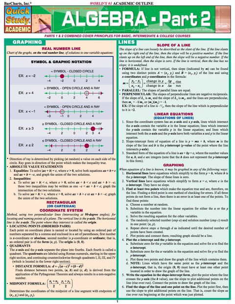 Cover image for book Algebra Part 2