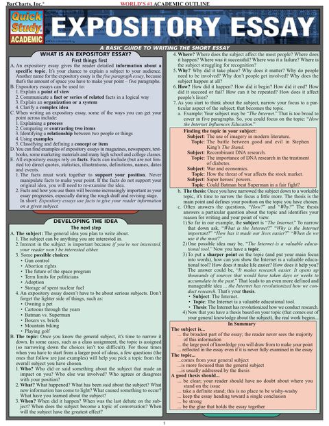Cover image for book Expository Essay