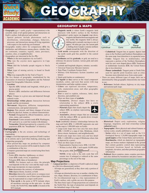 Geography (Bookstore Recommended)