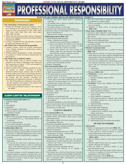Cover image for book Professional Responsibility
