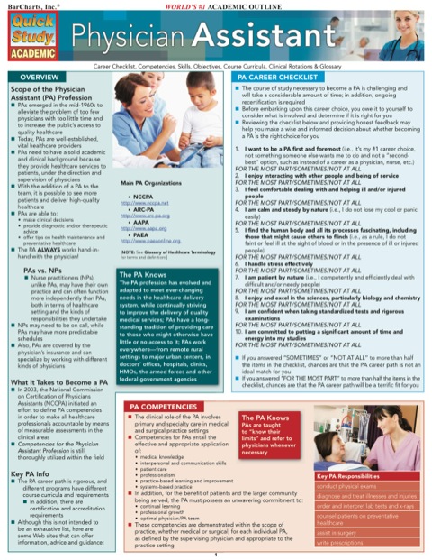 Cover image for book PHYSICIAN ASSISTANT REFERENCE GUIDE