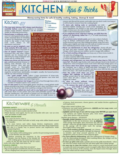 Cover image for book Kitchen Tips & Tricks