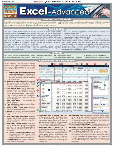Cover image for book Excel Advanced