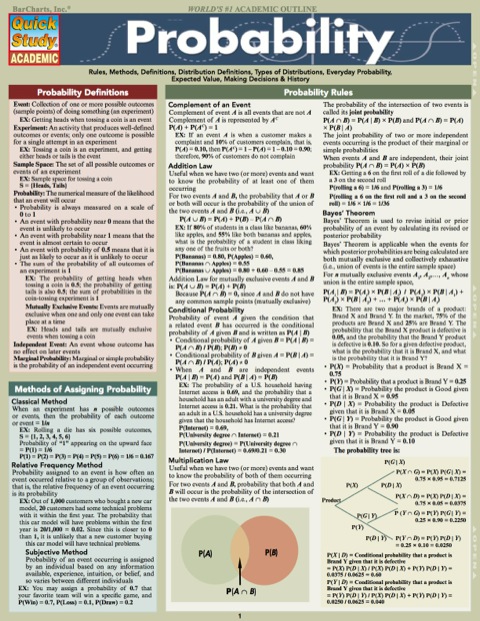 Cover image for book PROBABILITY STUDY GUIDE