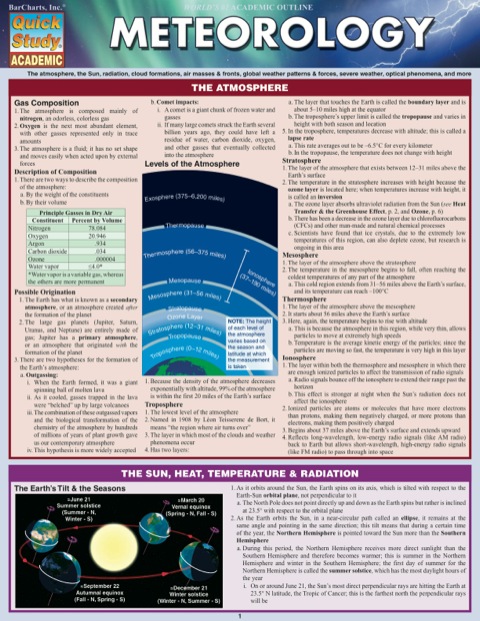 Cover image for book METEOROLOGY  STUDY GUIDE