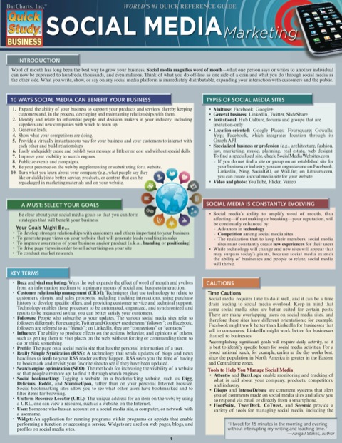 Cover image for book SOCIAL MEDIA MARKETING  STUDY GUIDE