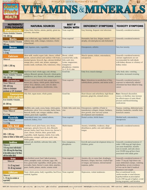 Cover image for book Vitamins & Minerals Study Guide