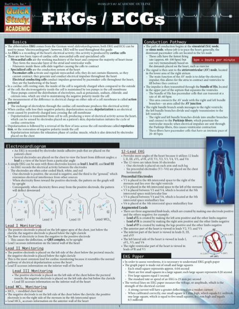 Cover image for book EKGS & ECGS  STUDY GUIDE