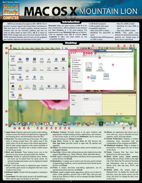 Cover image for book QUICKSTUDY-MAC OSX MOUNTAIN LION