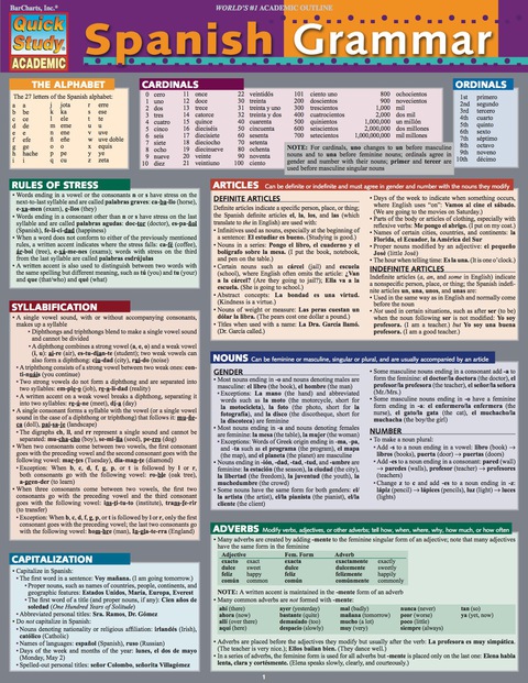 Page Fidelity Spanish Grammar; $6.55