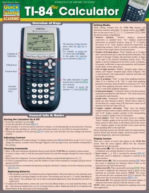 Cover image for book Ti 84 Plus Calculator