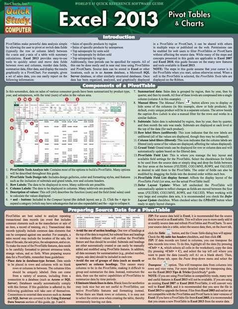 Cover image for book Excel 2013 Pivot Tables &Charts