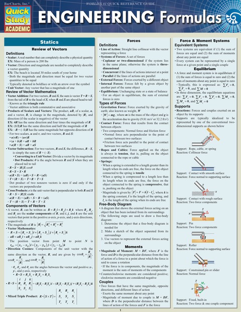 Engineering Formulas