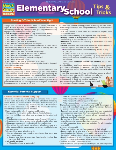 Cover image for book Elementary School Tips & Tricks