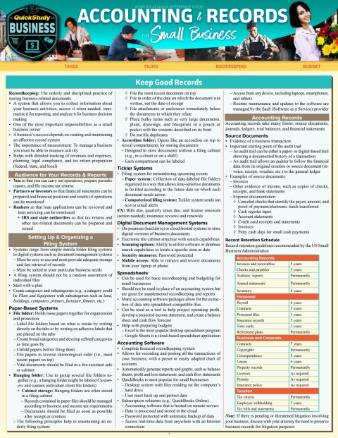 Accounting+Records For Small Business