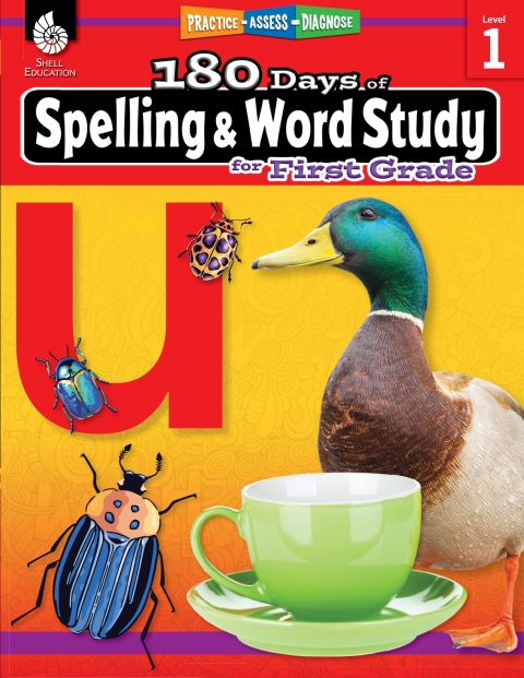 Cover image for book 180 Days of Spelling and Word Study for First Grade