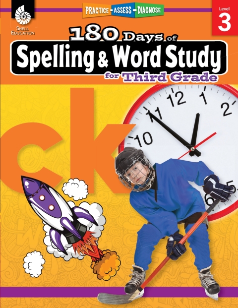 Cover image for book 180 Days of Spelling and Word Study for Third Grade