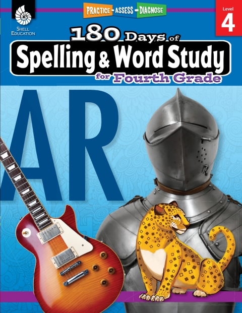 Cover image for book 180 Days of Spelling and Word Study for Fourth Grade