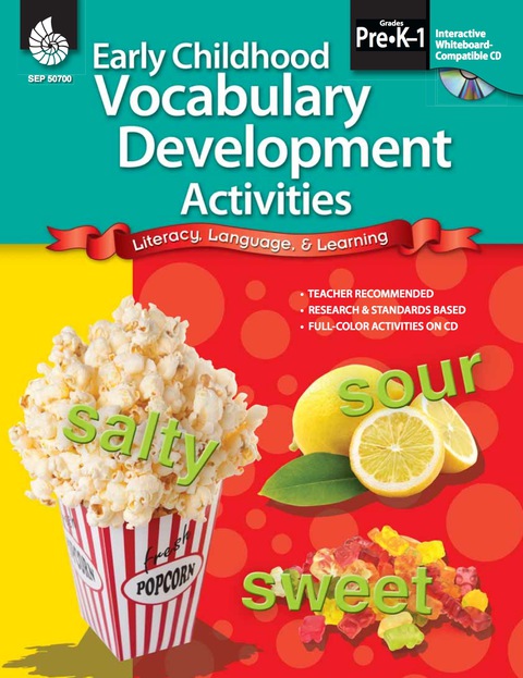 Cover image for book Early Childhood Vocabulary Development Activities