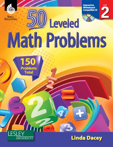 Cover image for book 50 Leveled Math Problems Level 2