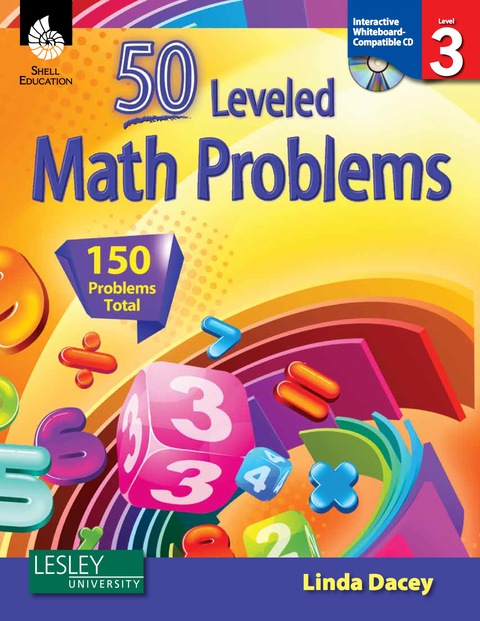 Cover image for book 50 Leveled Math Problems Level 3