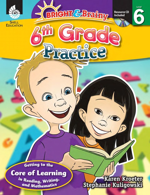 Cover image for book Bright & Brainy: 6th Grade Practice