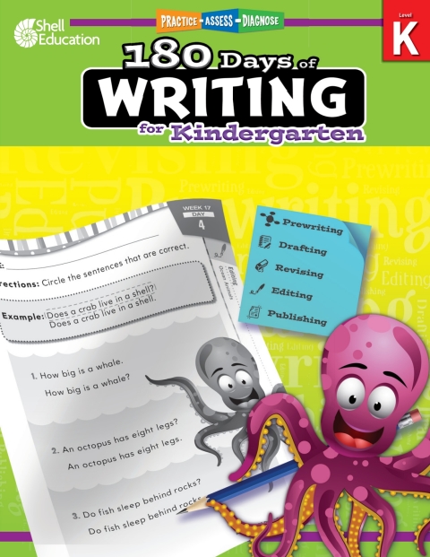 Cover image for book 180 Days of Writing for Kindergarten ebook