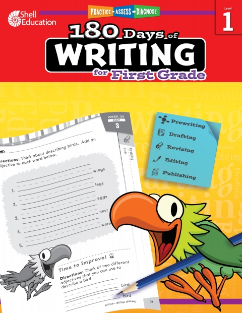 Cover image for book 180 Days of Writing for First Grade ebook