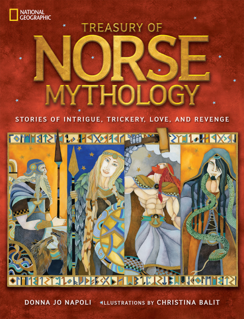 Cover image for book Treasury of Norse Mythology